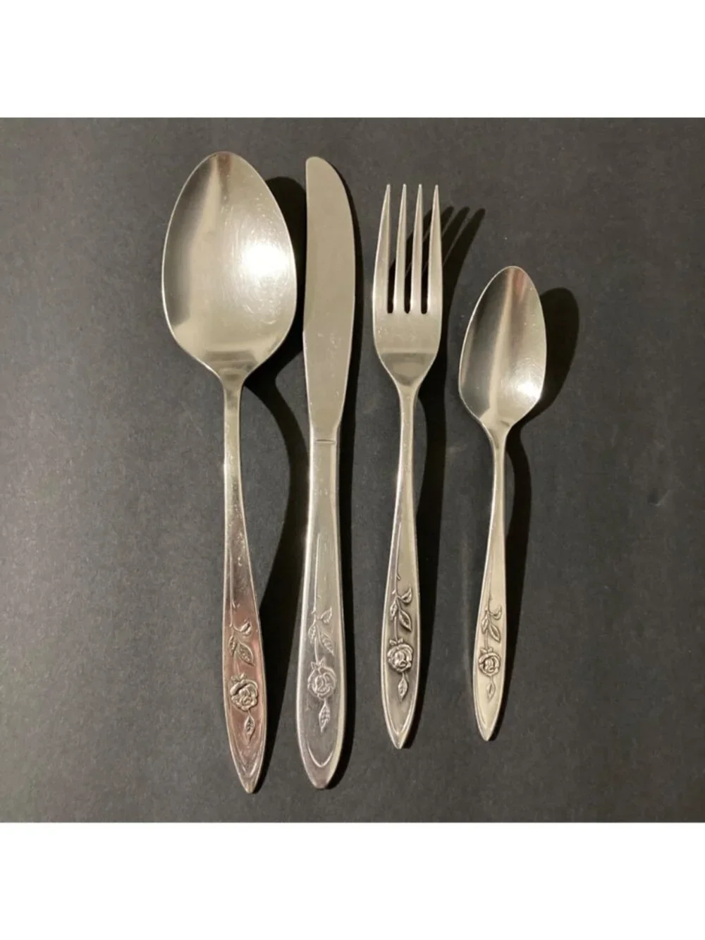 Oneida Community My Rose Betty Crocker Lot Of 9 Flatware Fork Spoon Knife